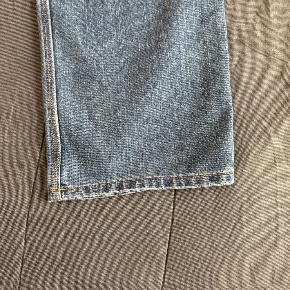 Carhartt Relaxed Fit Work Jeans BD1483-M Utility Denim Medium Wash Blue 42x32 - Picture 7 of 14